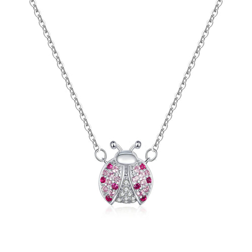 Sparkling Ladybug Necklace