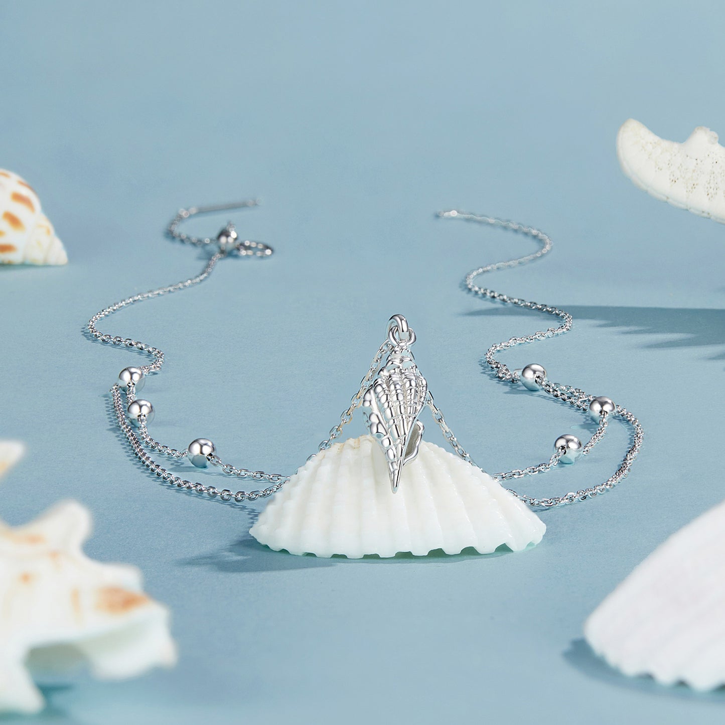 Seashell Charm Necklace