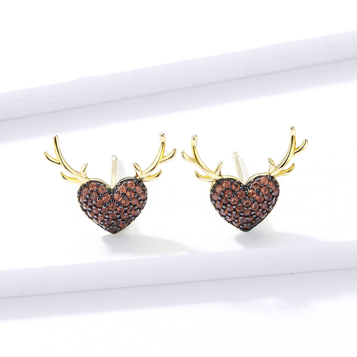 Deer Love Stud Earrings