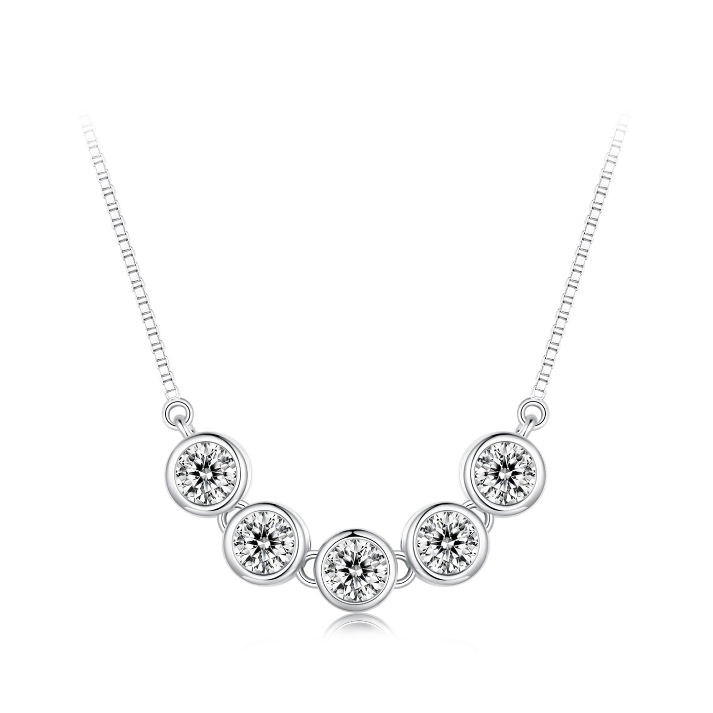 0.3ct Moissanite Necklace