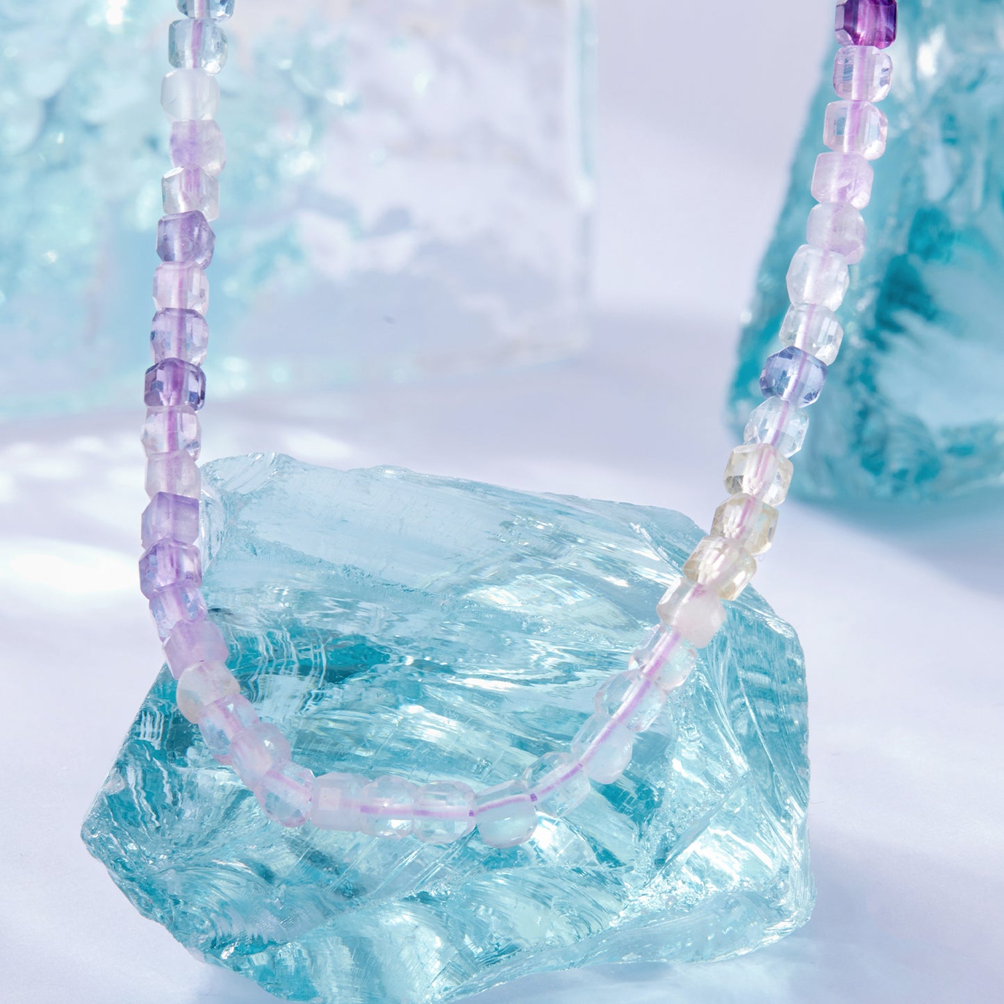 Fluorite Crystal Necklace