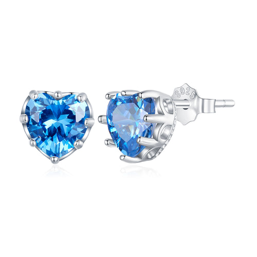 September Birthstone Stud Earrings