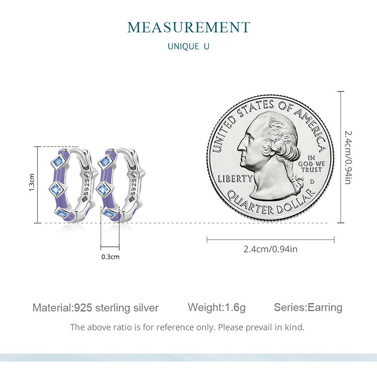 Aqua Spinel Clip Earrings