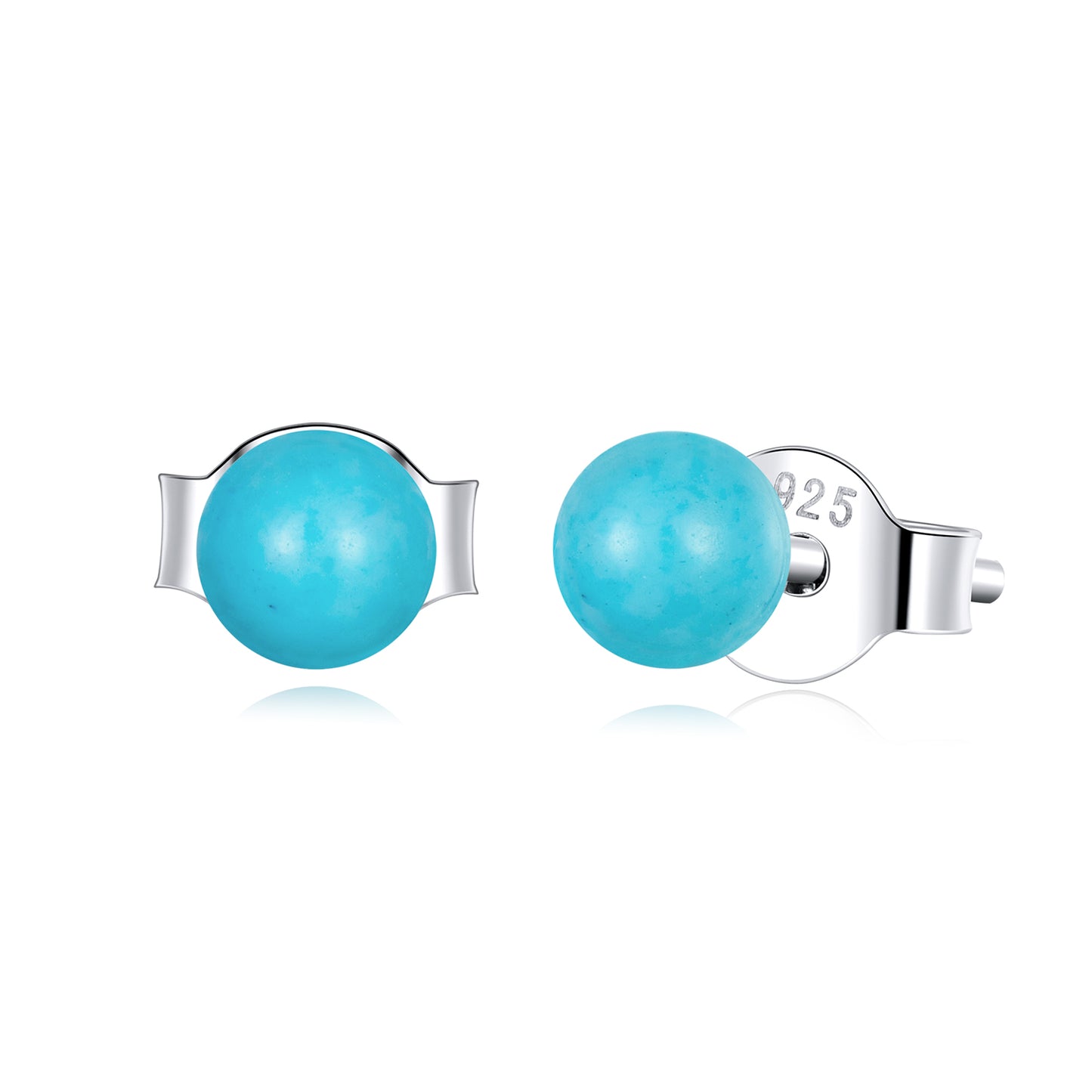 Minimalist Turquoise Stud Earrings