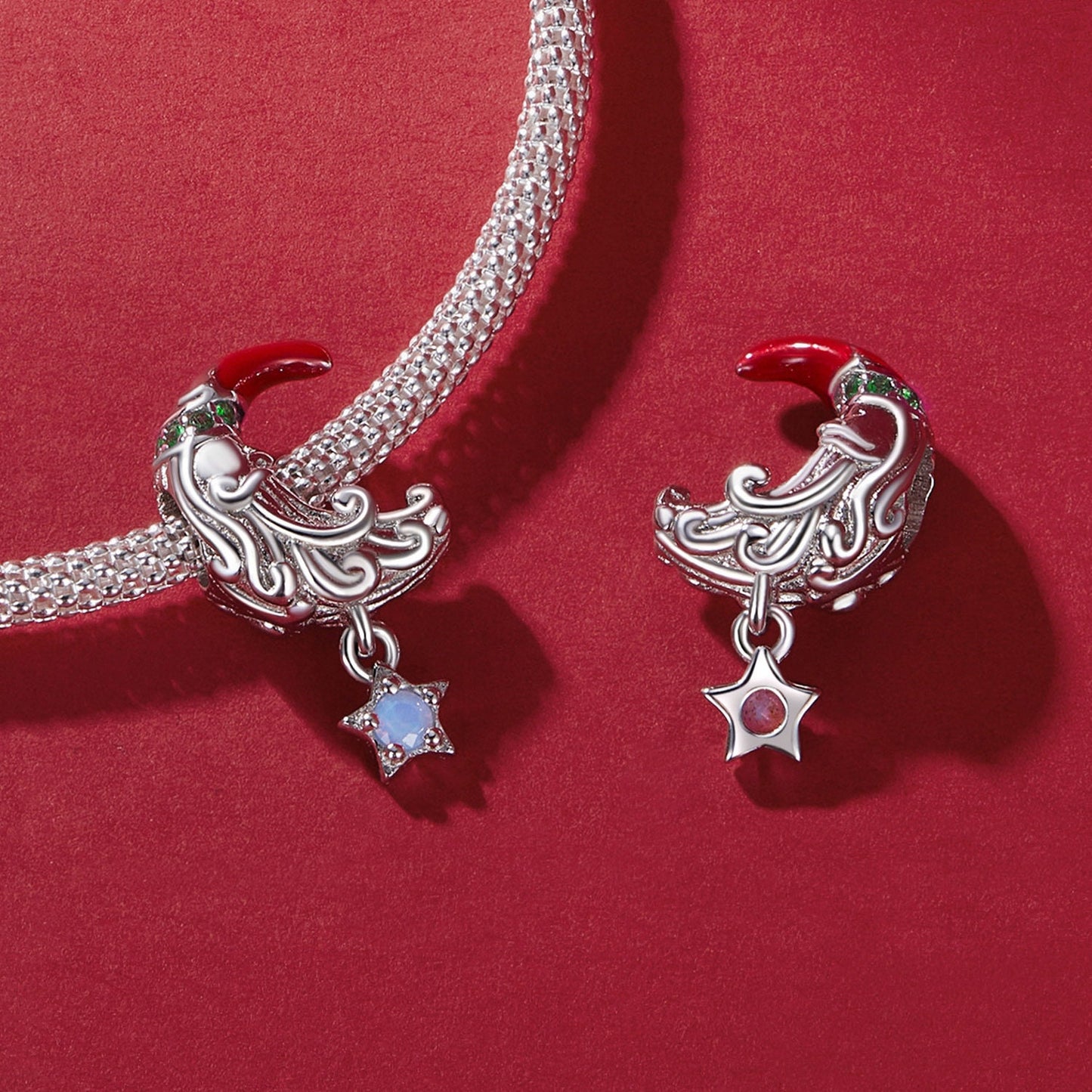 Moonlight Santa Charm