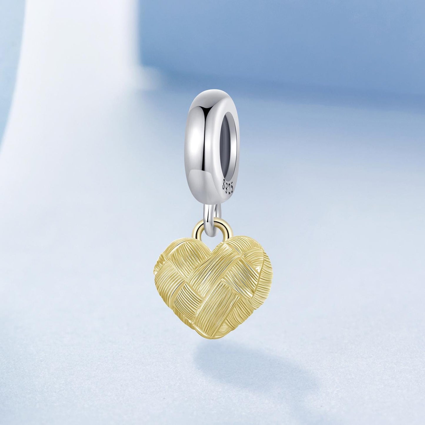 Weaved Heart Pendant Charm