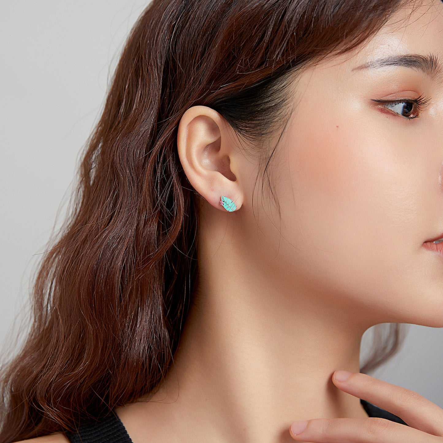 Bird and Leaf Earrings
