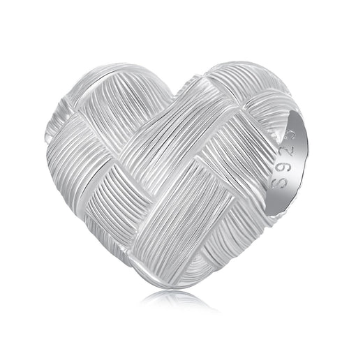 Weaved Heart Charm