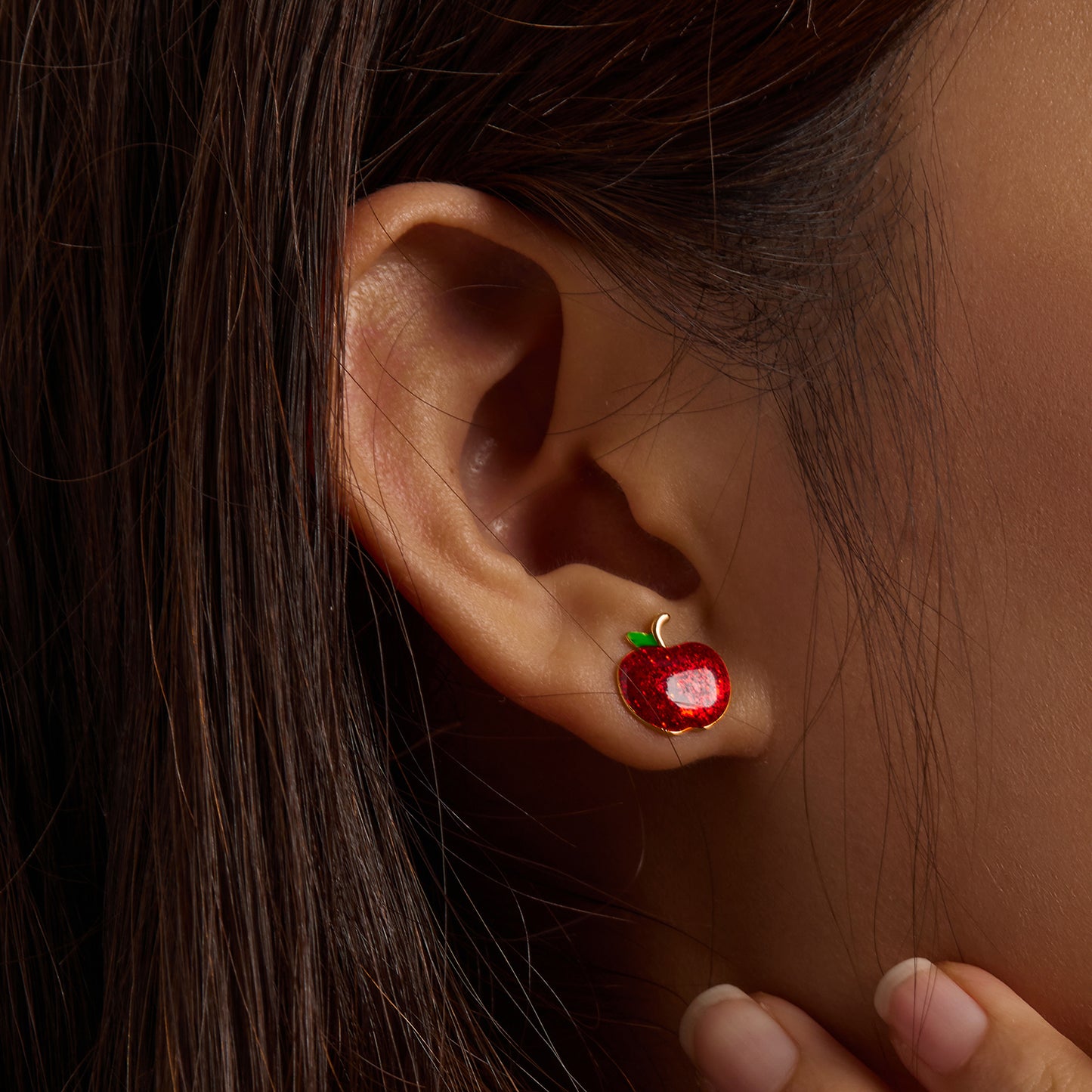 Holiday Apple Earrings