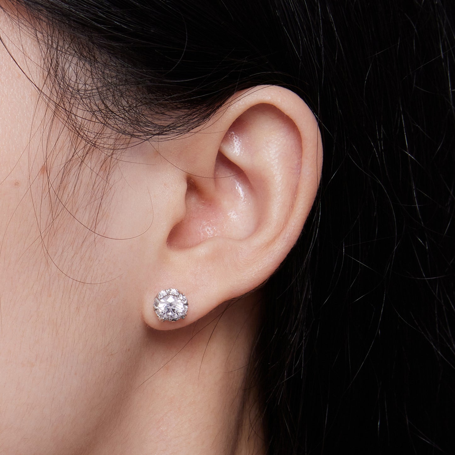 Elegant Moissanite Studs