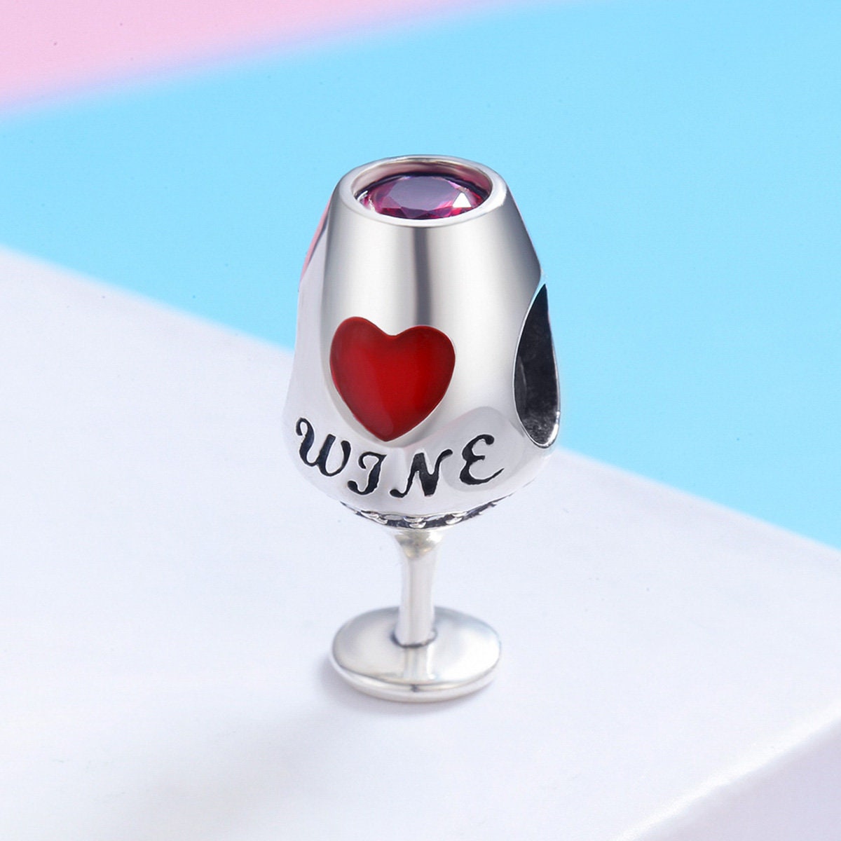 Wine Glass Charm