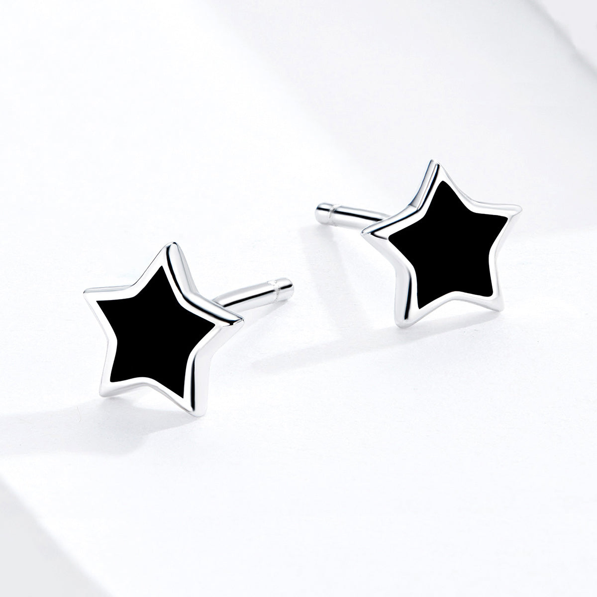 Pentagon Star Stud Earrings