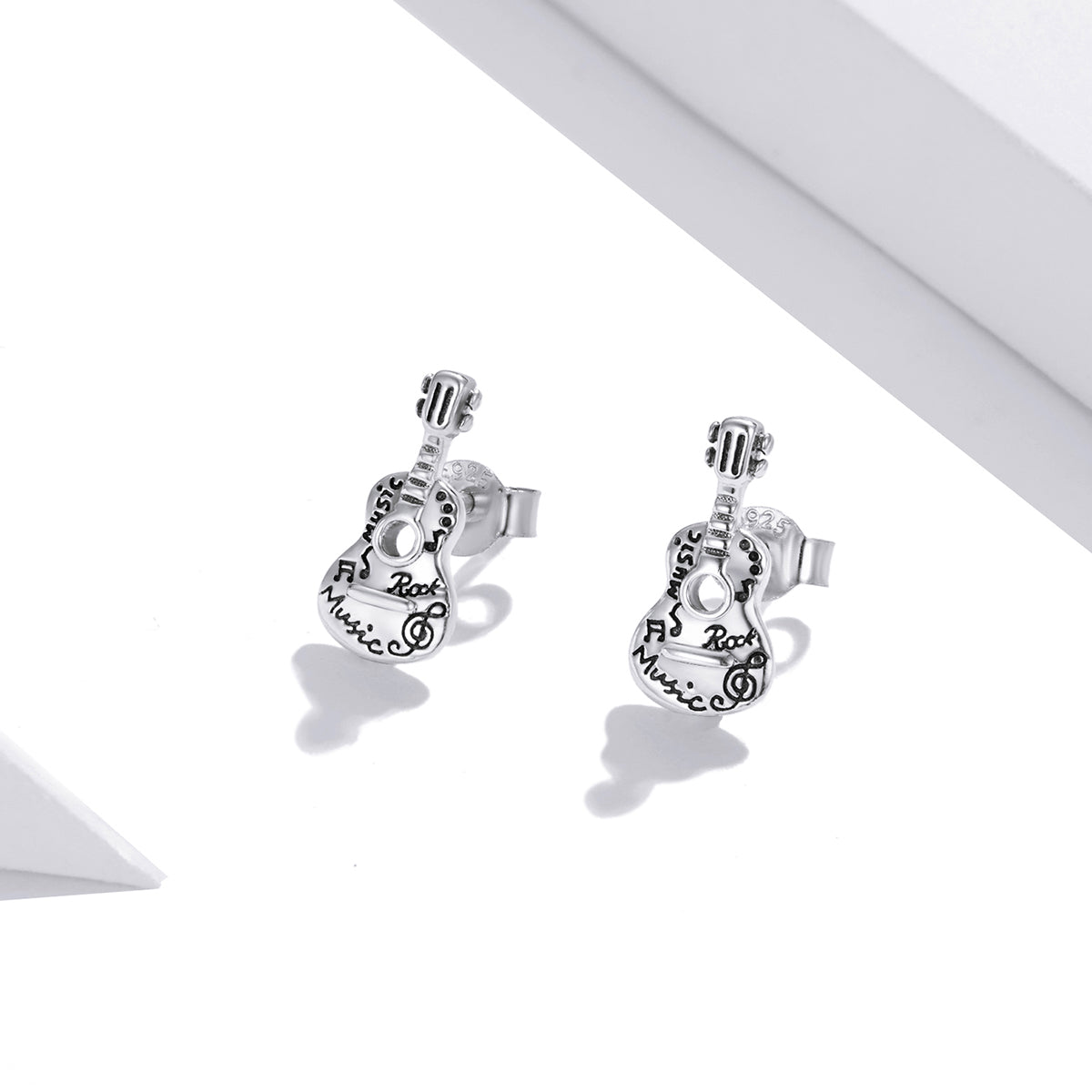 Vintage Guitar Earrings