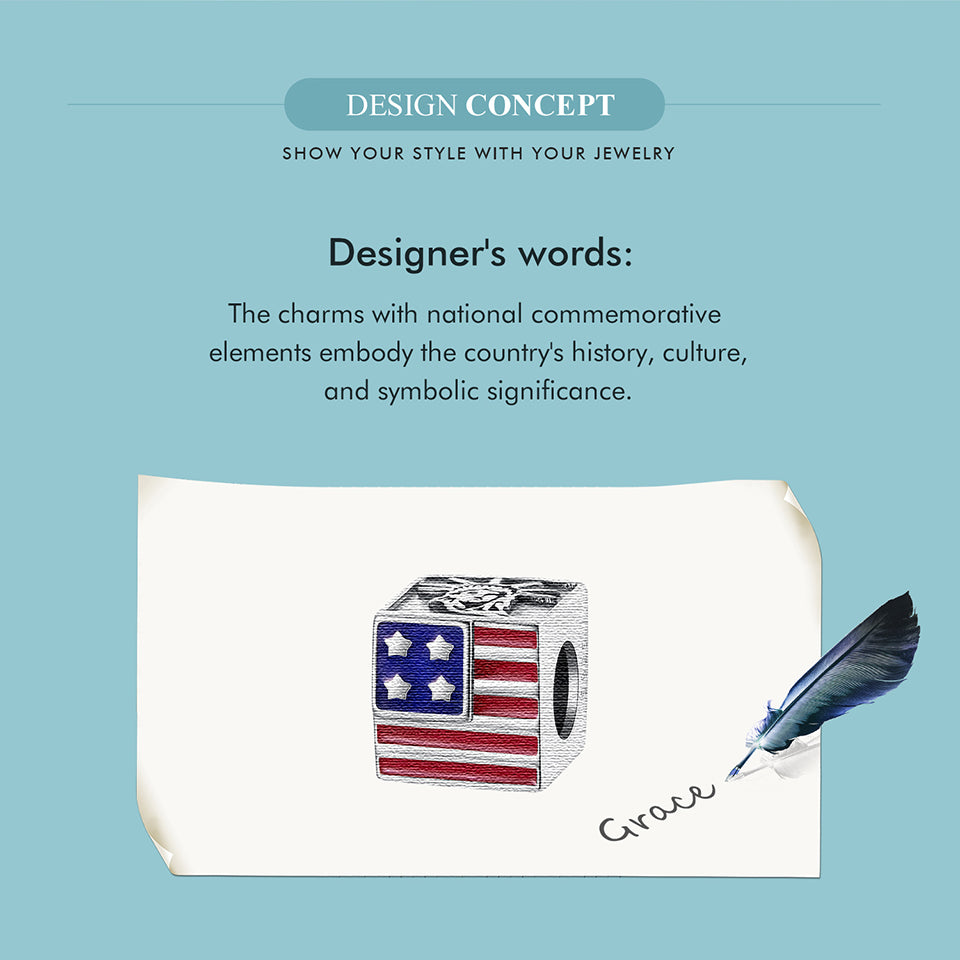 American Souvenir Charm