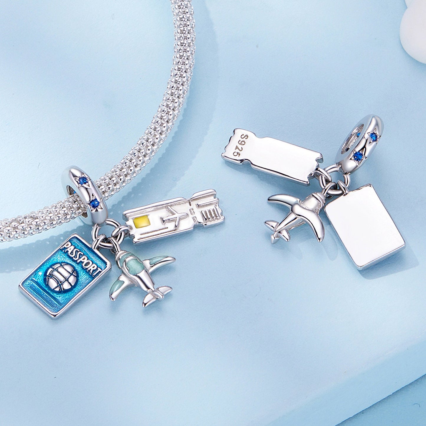 Traveling Airplane Charm