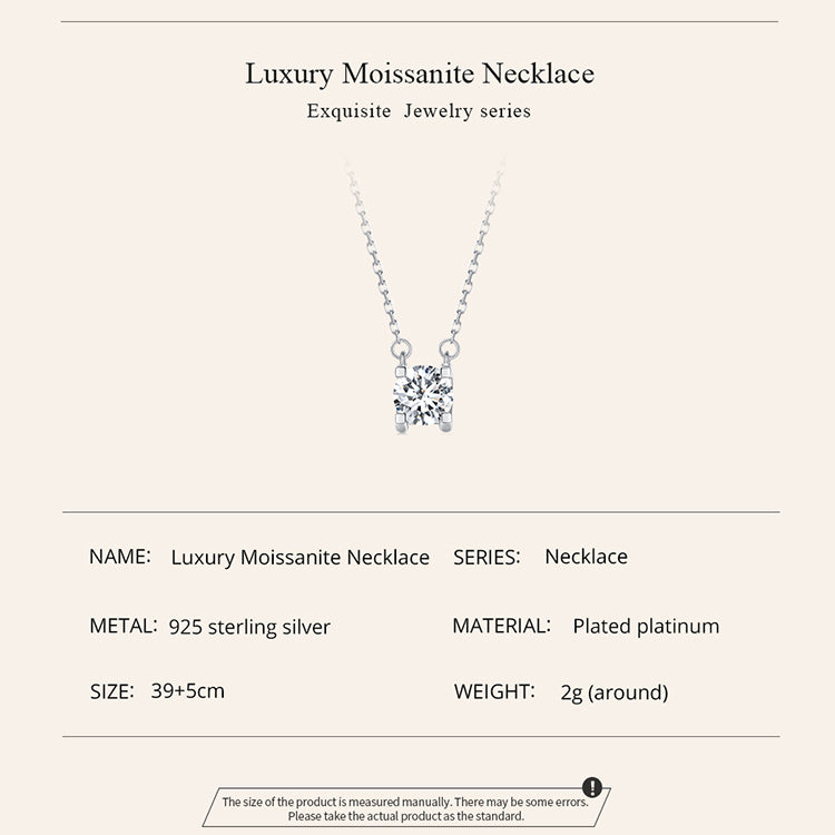Luxurious Moissanite Necklace