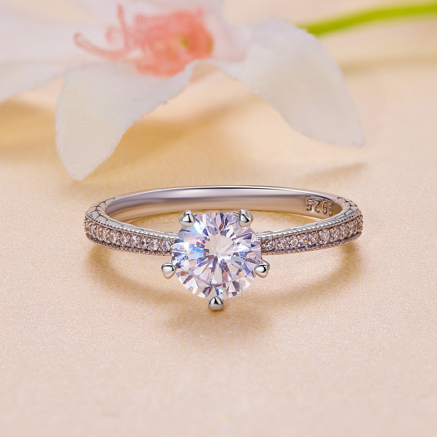 Eternal Heart Moissanite Ring
