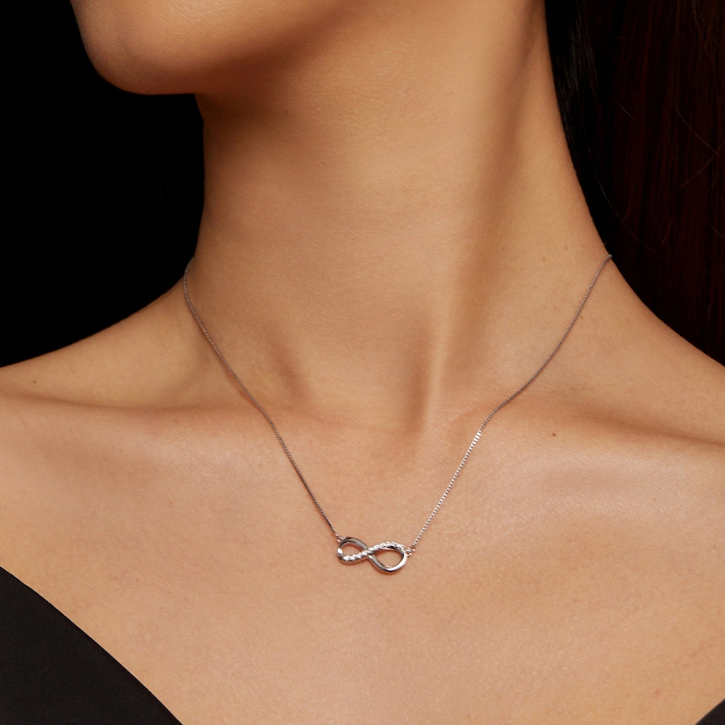Moebius Strip Moissanite Necklace