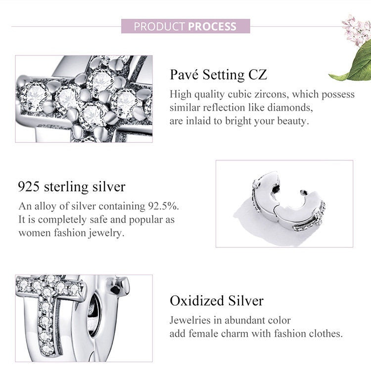 Cross Spacer Charm