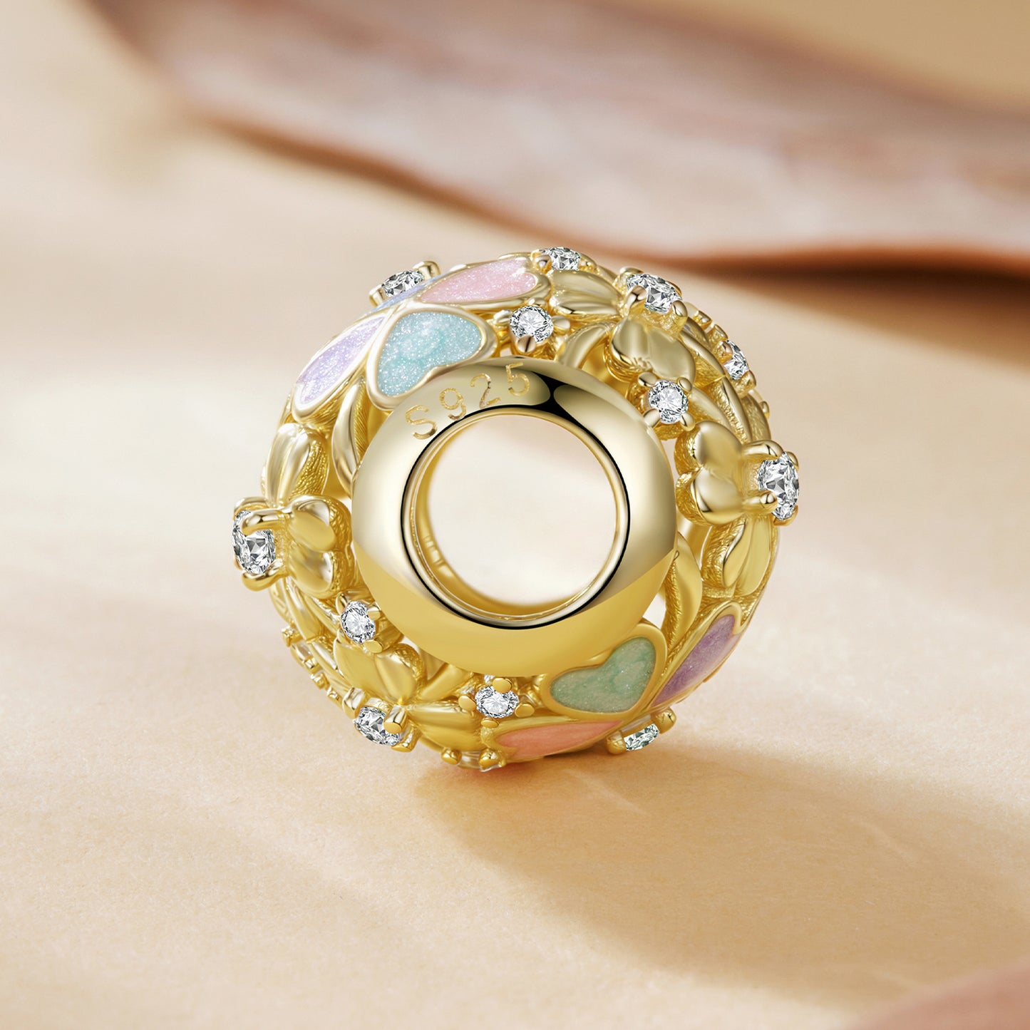 Four-Leaf Clover Charm