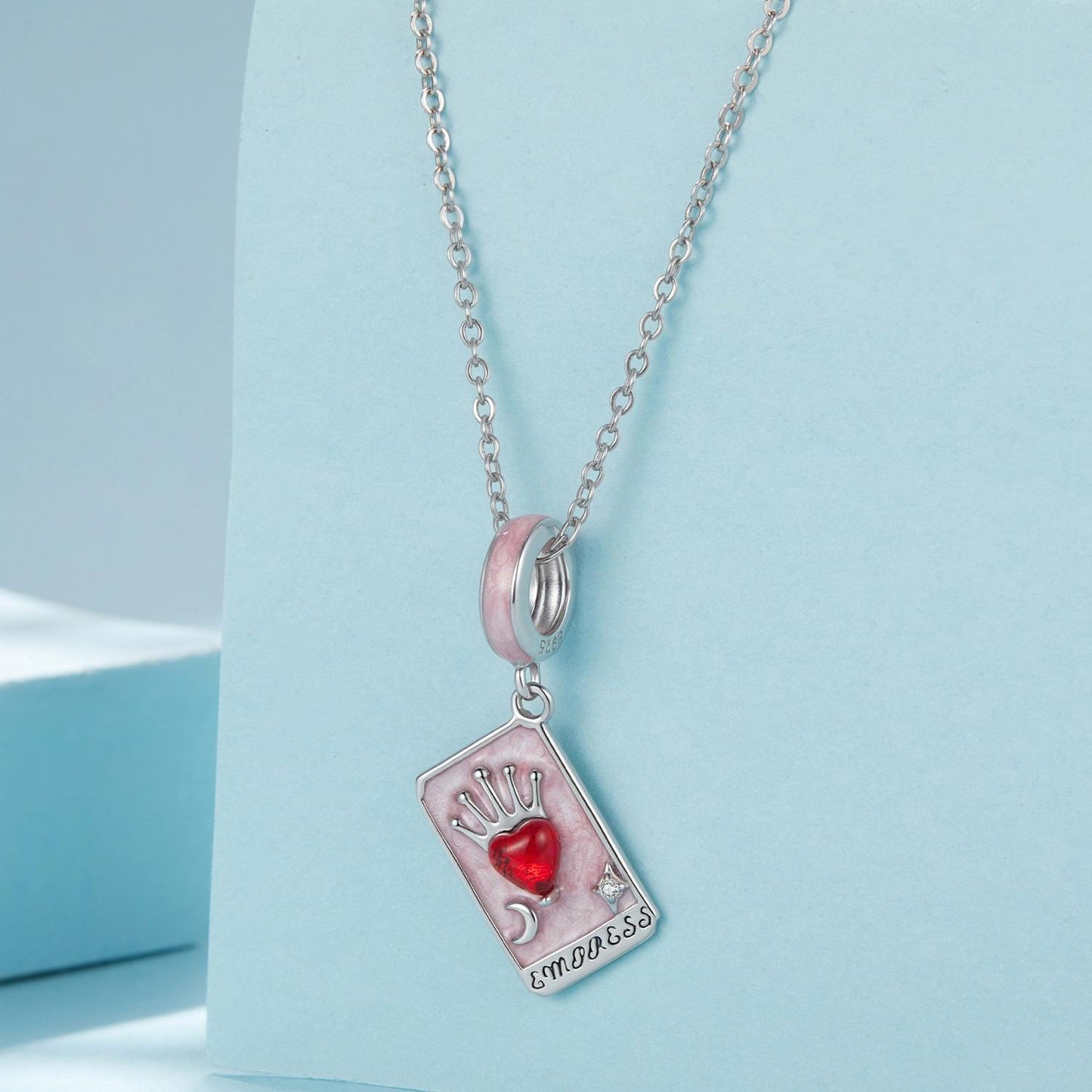 Queen Tarot Pendant Charm