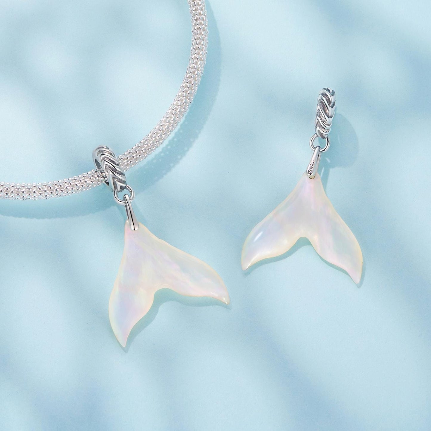 Dreamy Mermaid Tail Pendant Charm
