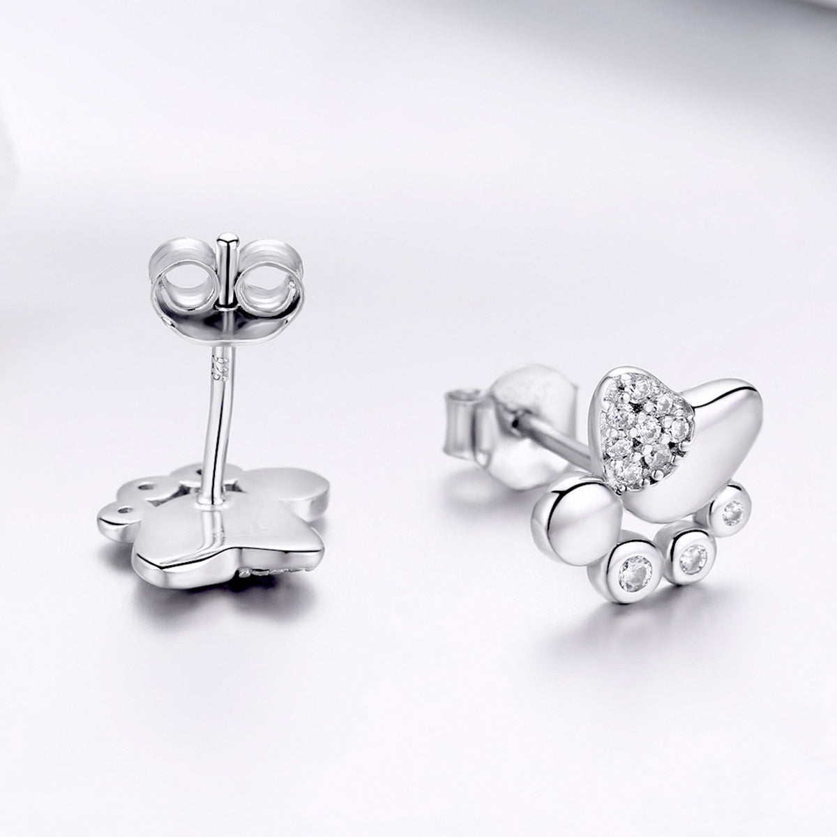 Footprint Earrings