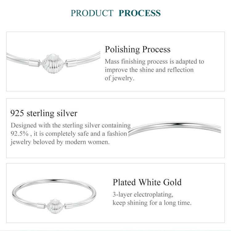 Classic Shell Bangle Bracelet