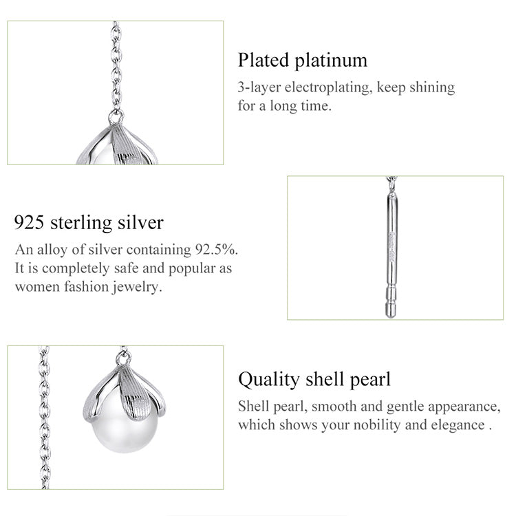 Floral Stamen Threader Earrings