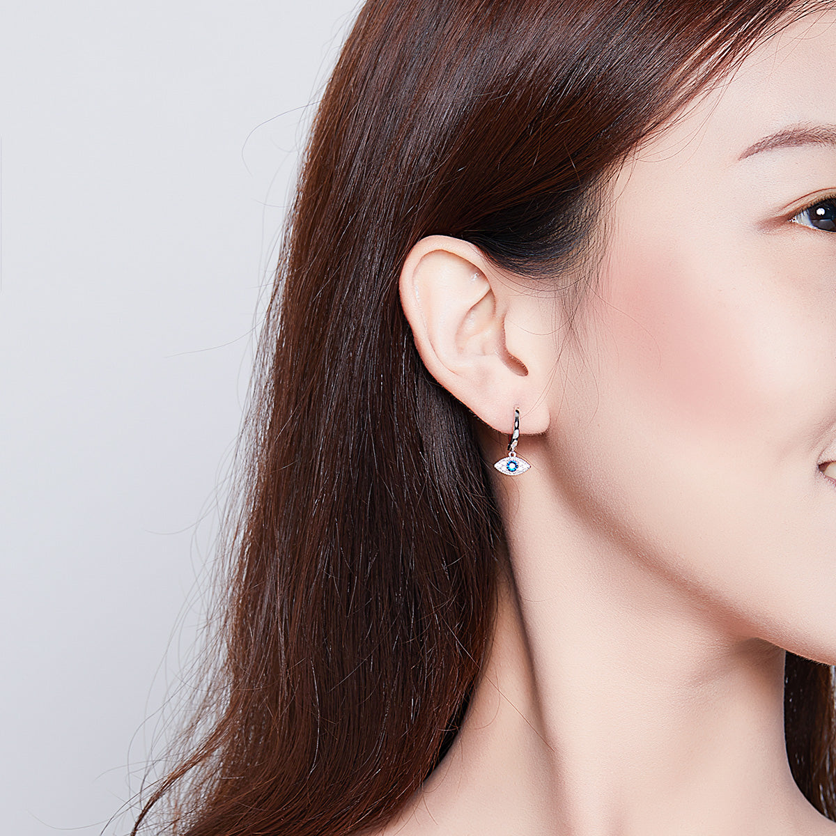 Evil Eye Hoop Earrings