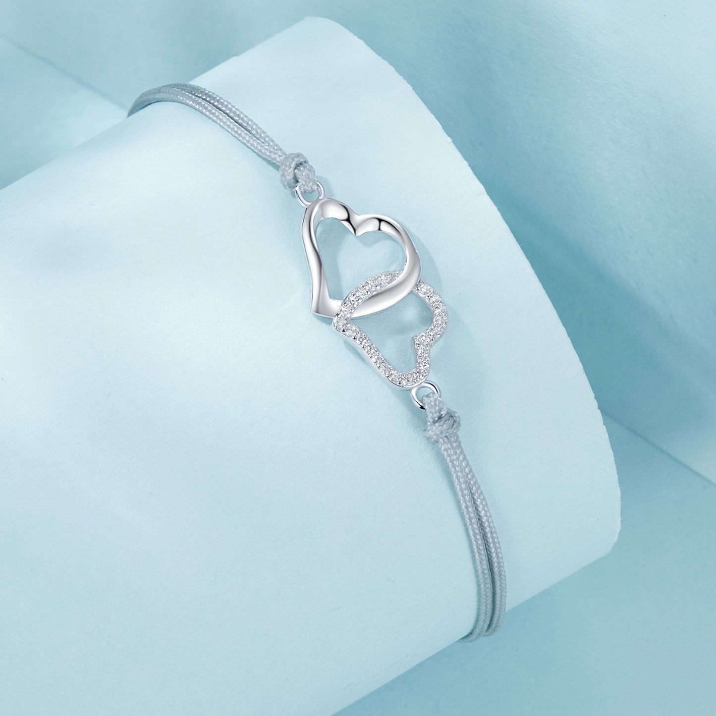 Interlocking Hearts Bracelet