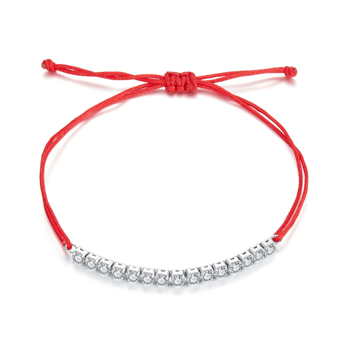 Red Cord Woven Bracelet