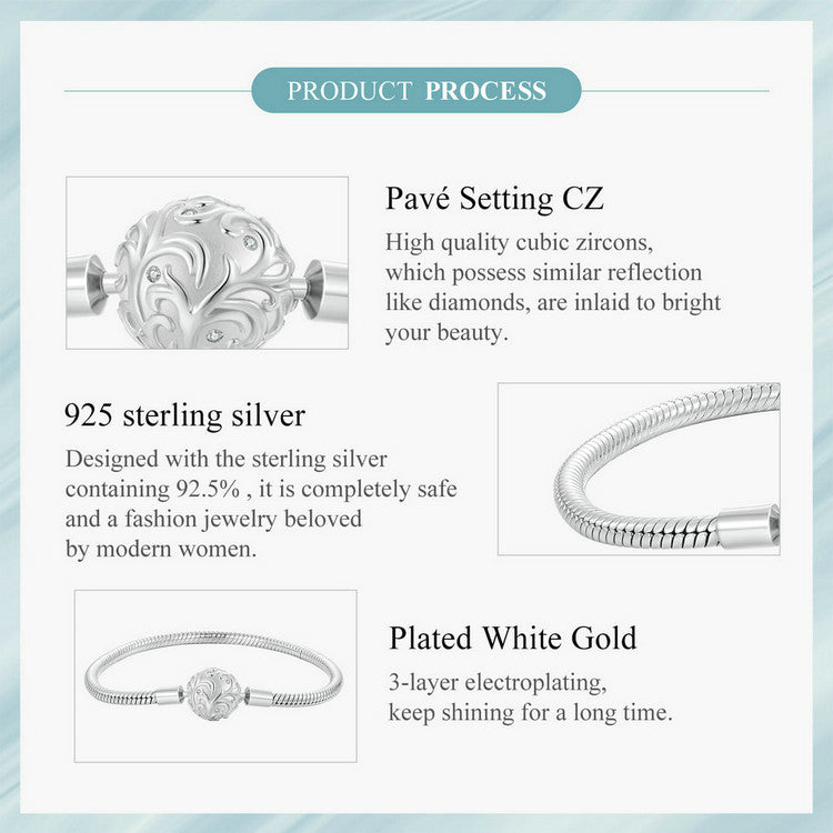 Vintage Pattern Basic Bracelet
