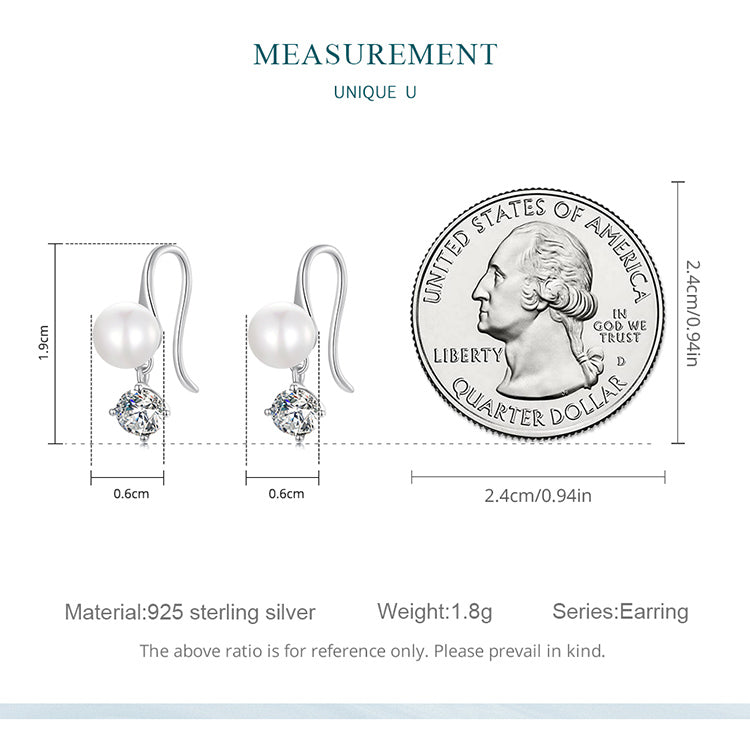 Pearl Hook Earrings