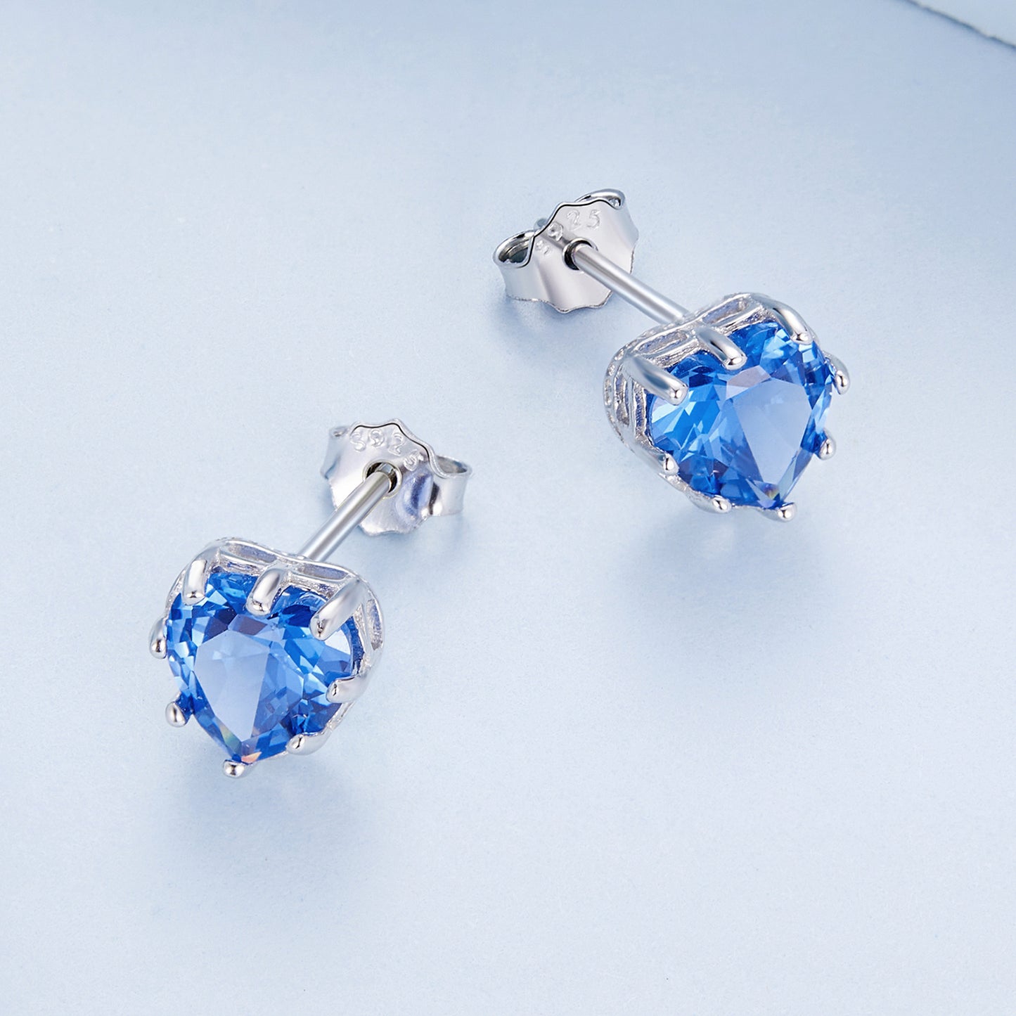 September Birthstone Stud Earrings