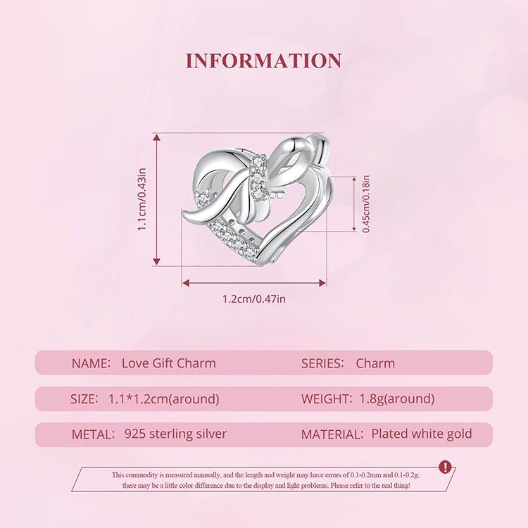 Love Gift Beads Charm