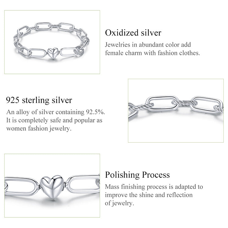 Paperclip Romance Bracelet