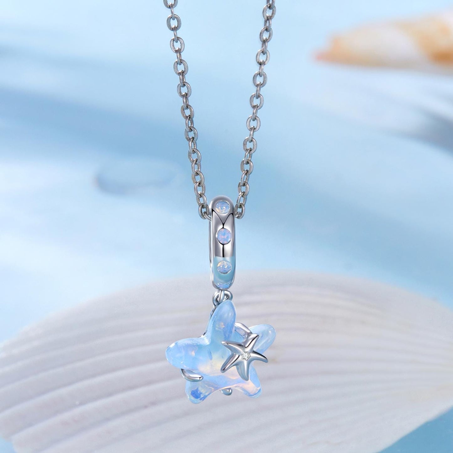 Fantasy Starfish Pendant Charm