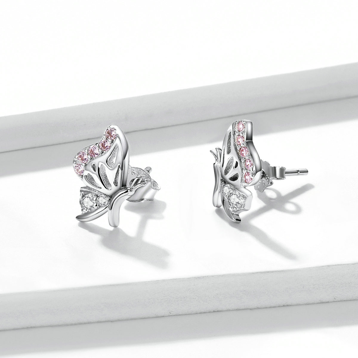Delicate Butterfly Stud Earrings