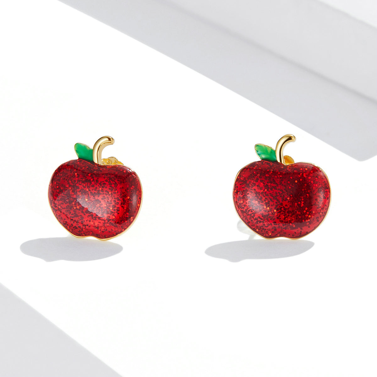 Holiday Apple Earrings