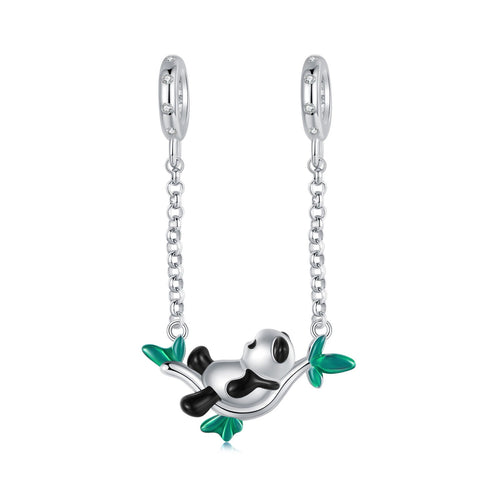 Bamboo Panda Pendant Charm