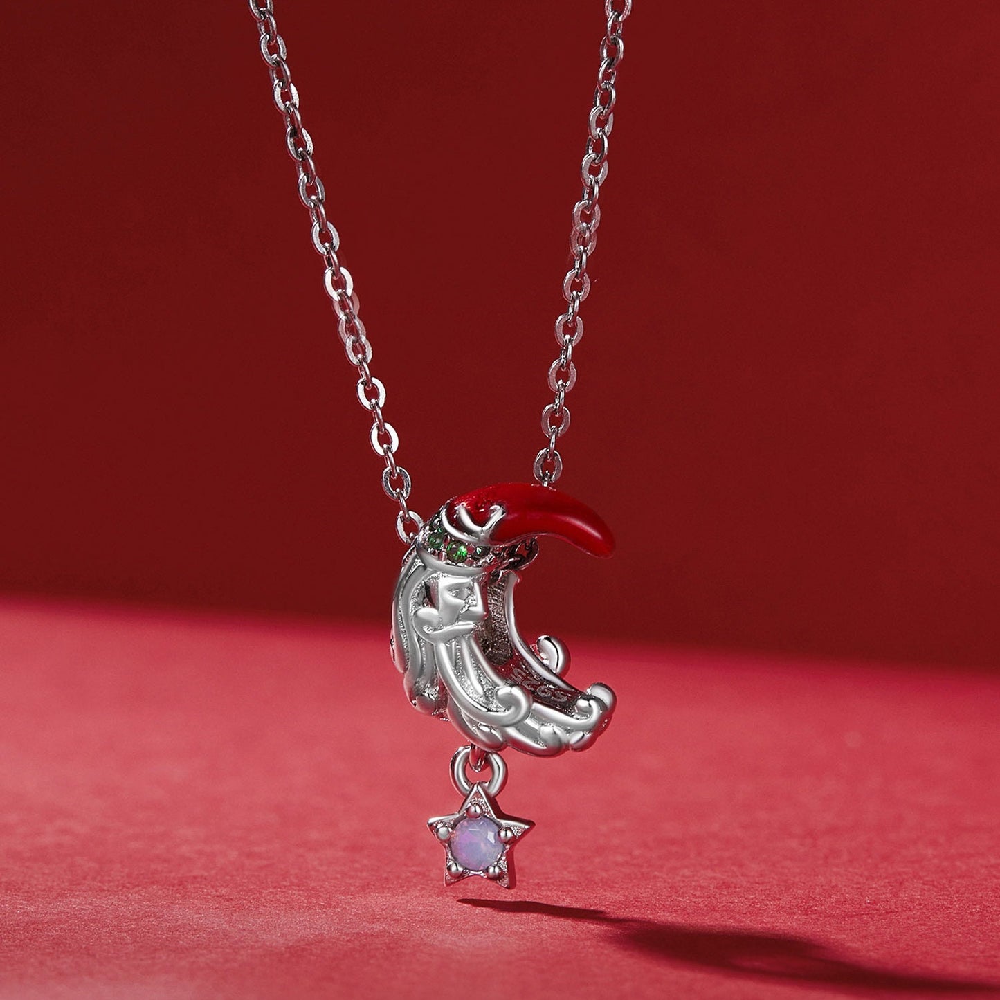 Moonlight Santa Charm