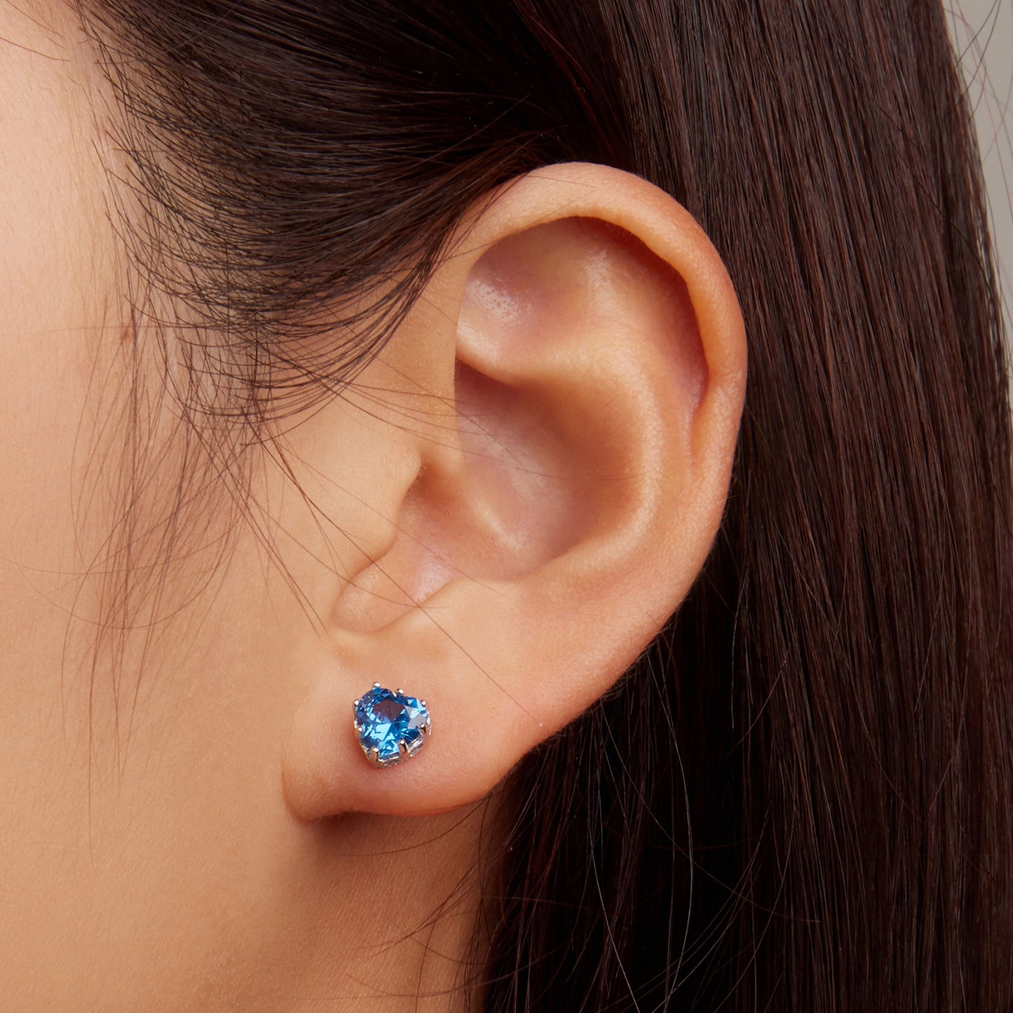 September Birthstone Stud Earrings