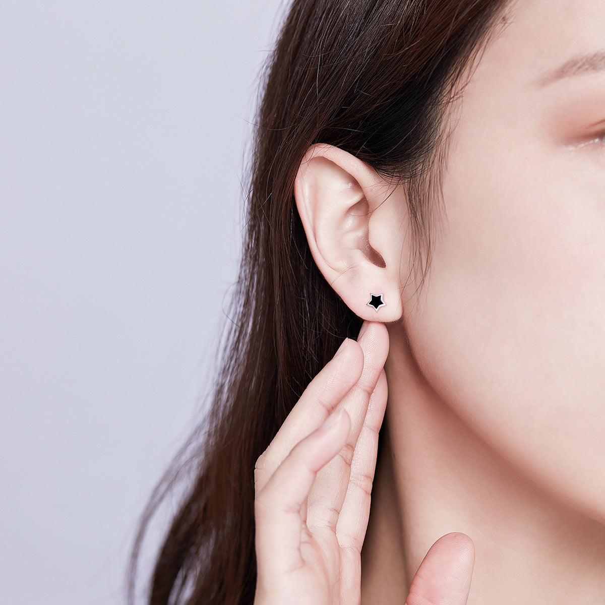 Pentagon Star Stud Earrings