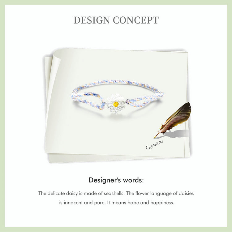 Daisy Woven Bracelet