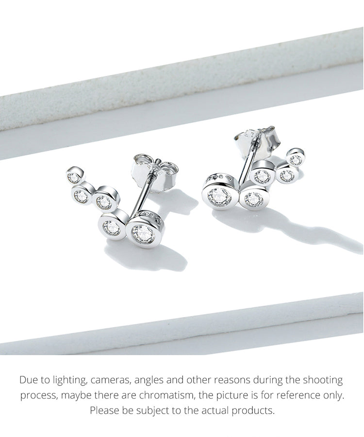 Elegant Sparkle Stud Earrings