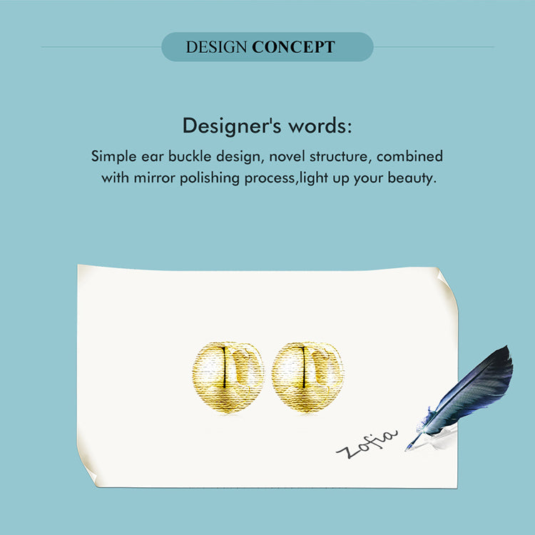 Mirror Clip Earrings