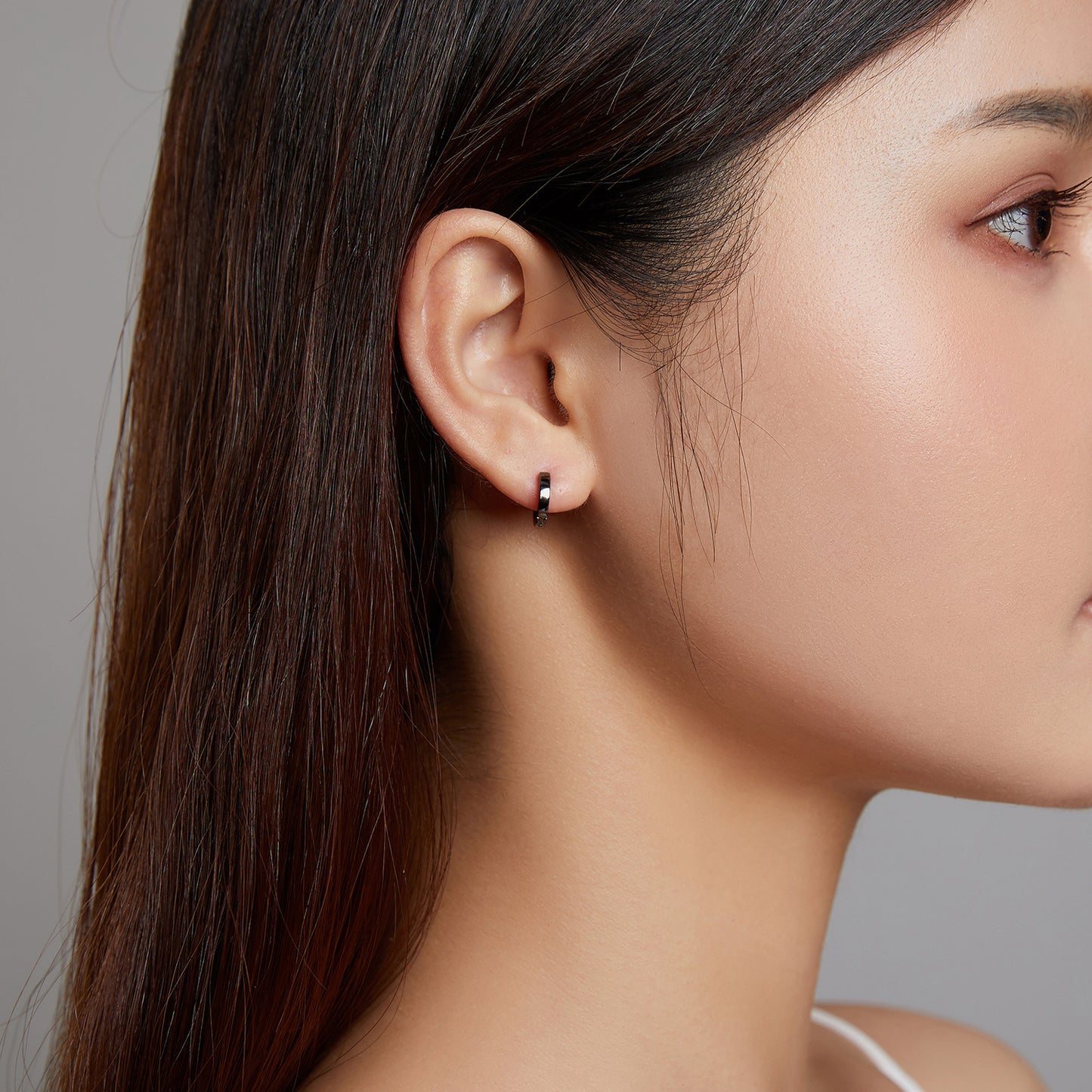 Black Clip Earrings