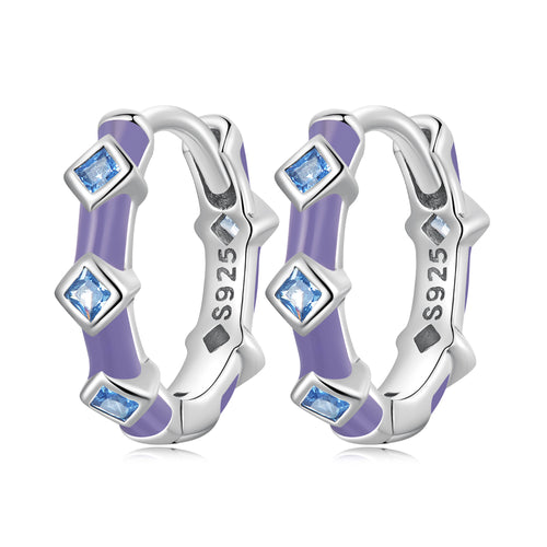 Aqua Spinel Clip Earrings