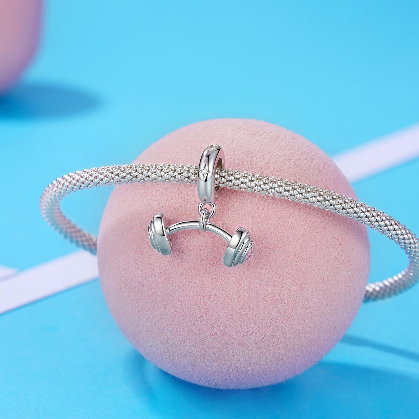 Barbell Pendant Charm